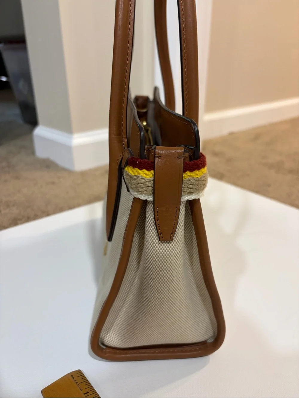 kate spade cream canvas